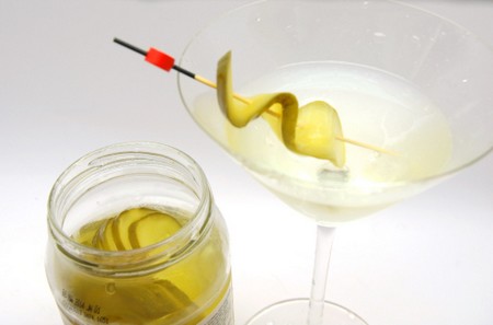 gin receptúra pickle martini vermut uborka martini
