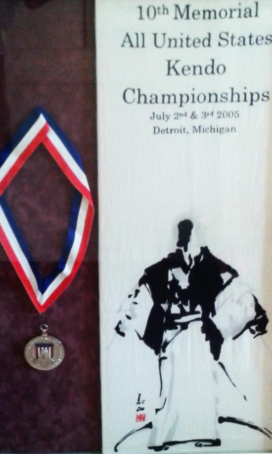Bárány Tibor (7. dan) 2. helyezése a All US Kendo Championships
