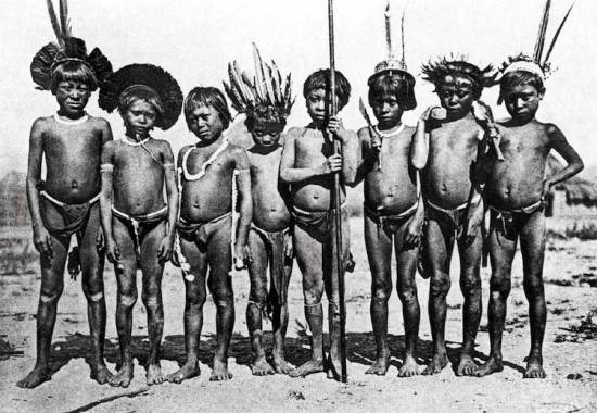 Pemón gyerekek az 1920-as években