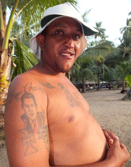 Van, aki Chávezt a testére tetoválja tisztelete és imádata jeléül