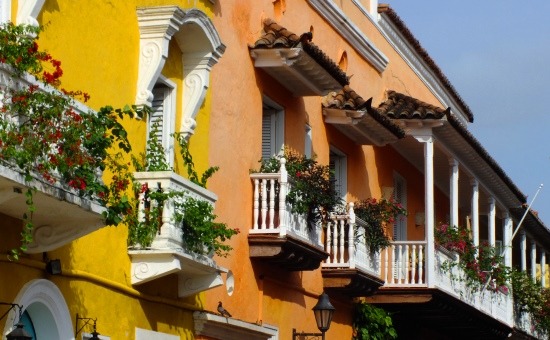 Cartagena a balkonok és színek városa