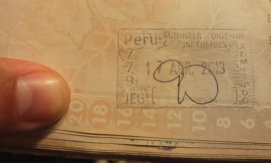 Peru útlevél