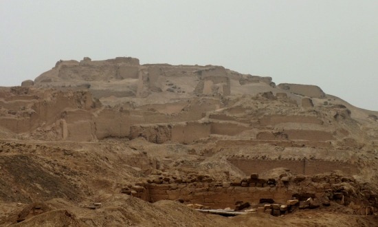 A sivatag homokja elnyeli ak orábban feltárt épületeket - ez Pachacamac