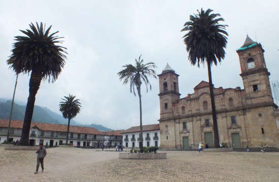Zipaquirá főtere és a katedrális
