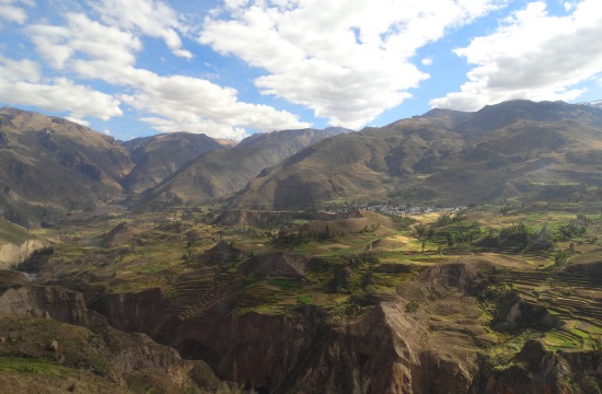 A Colca-kanyon teraszai az inkák előtti időkből származnak