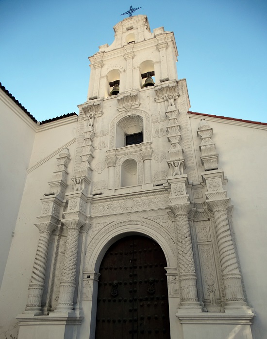 Egyike azoknak a templomoknak, amik miatt Sucre óvárosa a Világörökség része lett