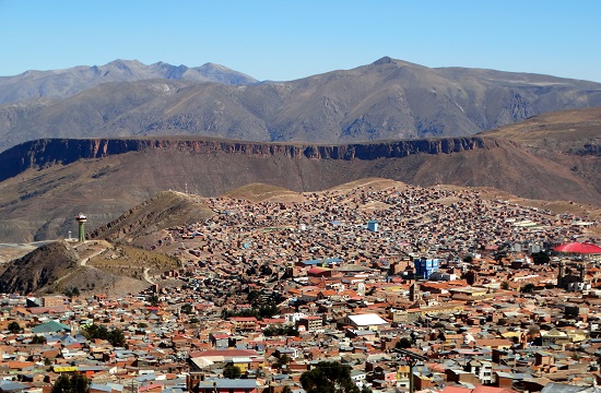 Potosí 4100 méter magasan fekszik
