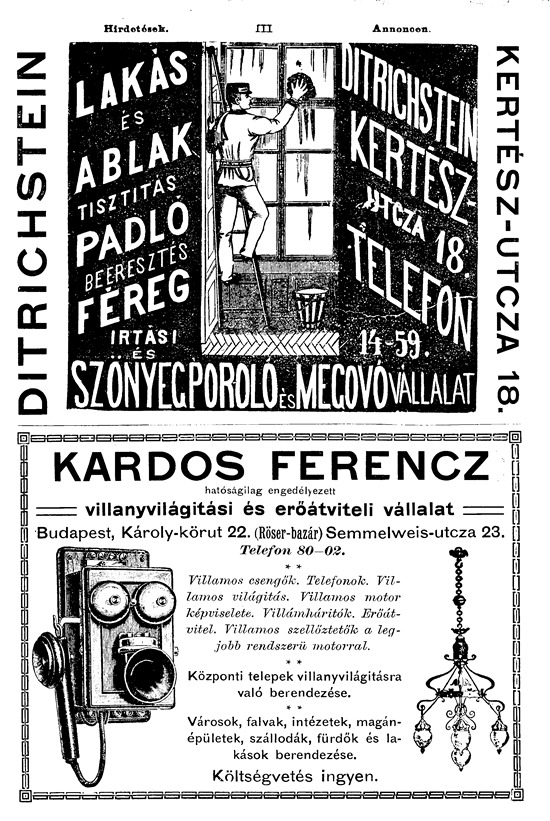 reklám 1907