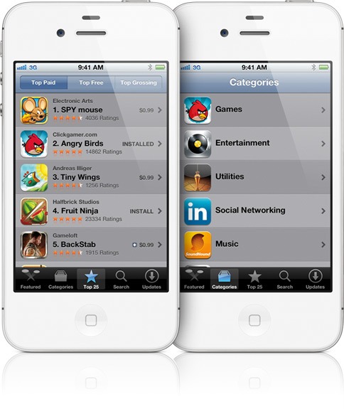 AppStore az okostelefonon