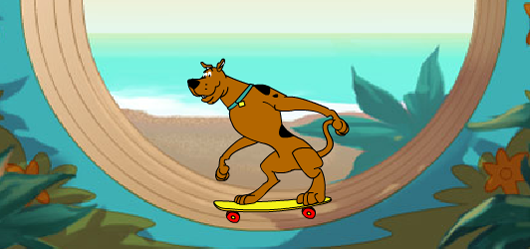 Scooby Doo deszkás játék