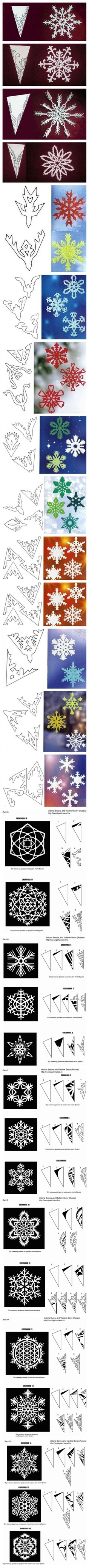 csináld_magad dekoráció díszítés diy hópehely karácsony papír