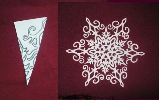 csináld_magad dekoráció díszítés diy hópehely karácsony papír