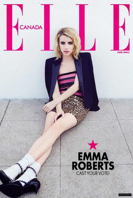Emma Roberts - Elle Canada Magazine (June 2014)