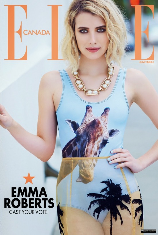 Emma Roberts - Elle Canada Magazine (June 2014)
