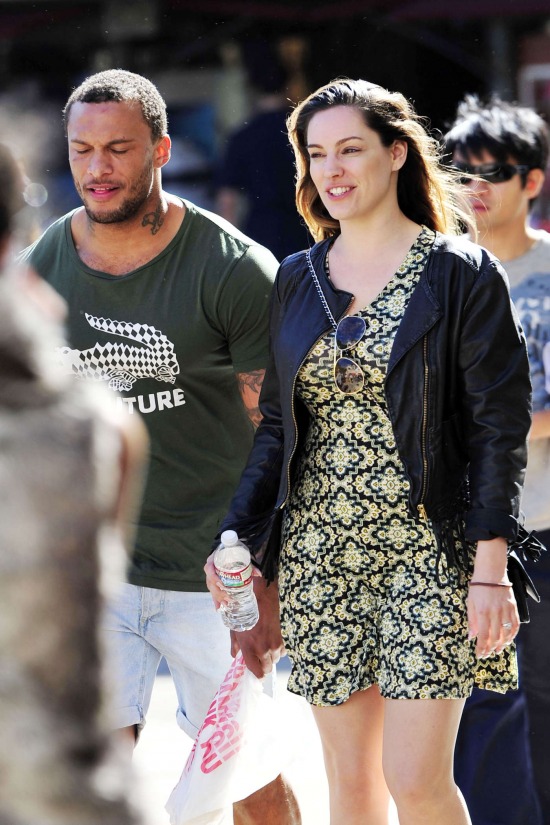 Kelly Brook at The Grove in LA