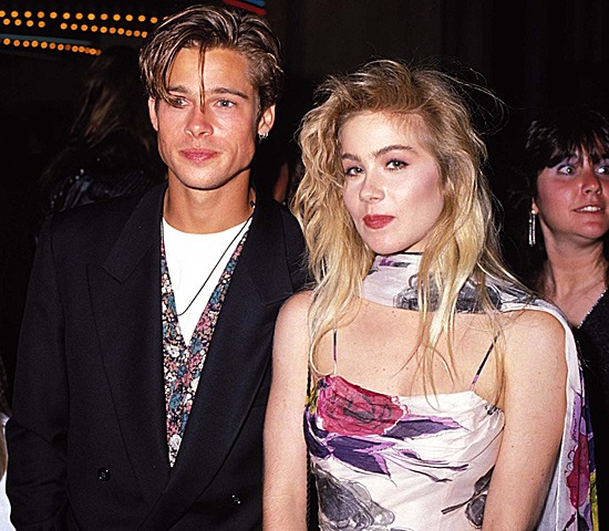 Brad Pitt s Christina Applegate 1989ben