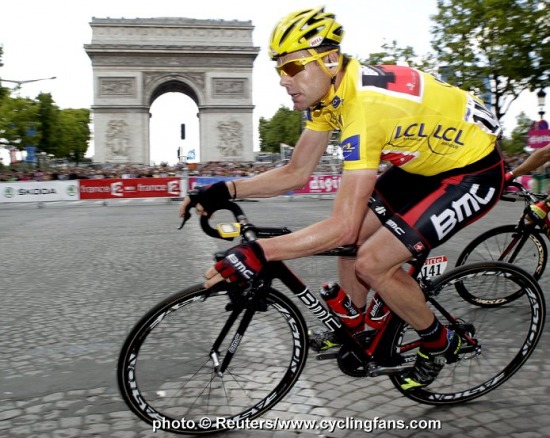 Cadel Evans 2011 Tour de France winner