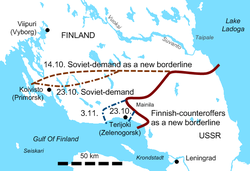 Finn-orosz határ 1939