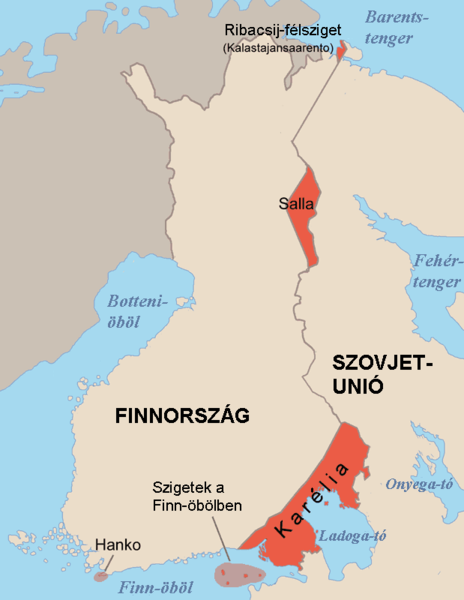 Elcsatolt Finn területek